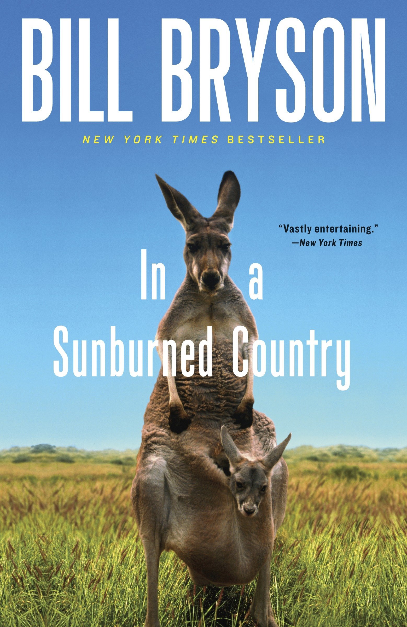 Book cover of In a Sunburned Country by Bill Bryson Book cover of In a Sunburned Country by Bill Bryson